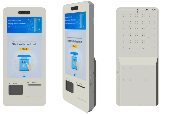 A2 シリーズ多機能タッチ スクリーン インタラクティブ セルフサービス チェックアウト キオスク